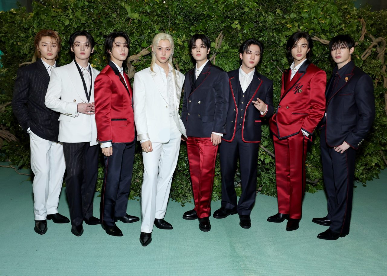 First-Timers Stray Kids Wear Custom Hilfiger To The 2024 Met Gala